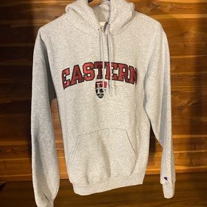 Eastern university college sweatshirt champion